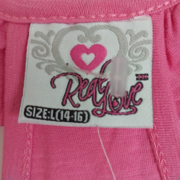NWT Real Love Girl Pink Tanktop - Picture 4 of 4